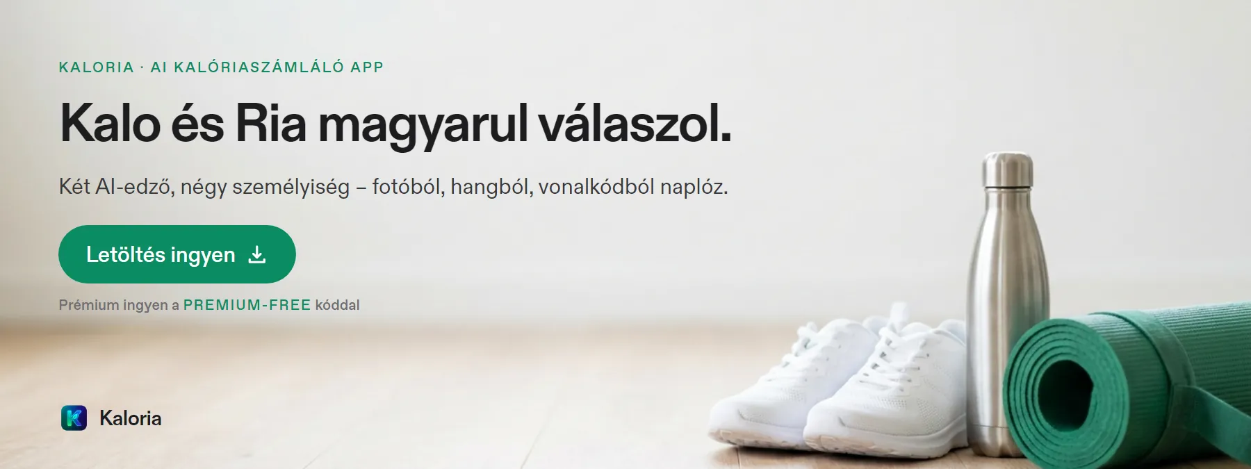 Kaloria – AI kalóriaszámláló app: fotózd le az ételt, a kalóriát és a makrókat az app számolja. Letöltés ingyen.